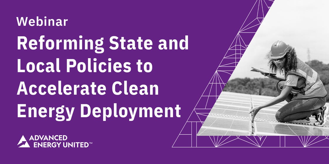 Webinar Reforming State and Local Policies to Accelerate Clean Energy Deployment 2
