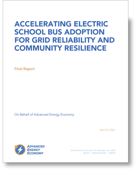 Accelerating Electric School Bus Adoption COVER