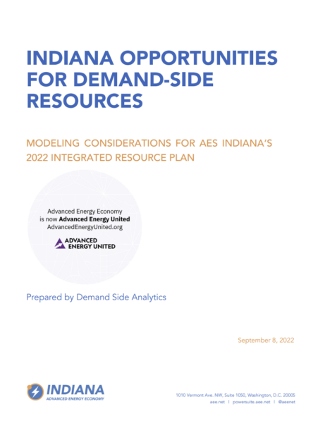 Indiana Opportunities for Demand-Side Resources
