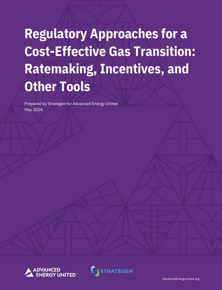 Regulatory Approaches for a Cost-Effective Gas Transition: Ratemaking, Incentives, and Other Tools