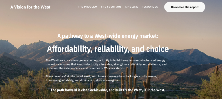 A Vision for the West