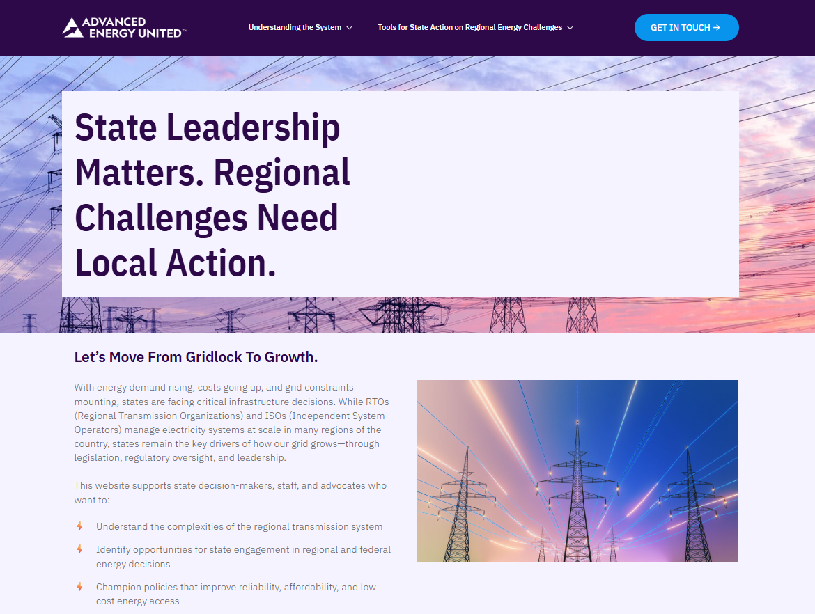 Gridlock to Growth Website Screenshot