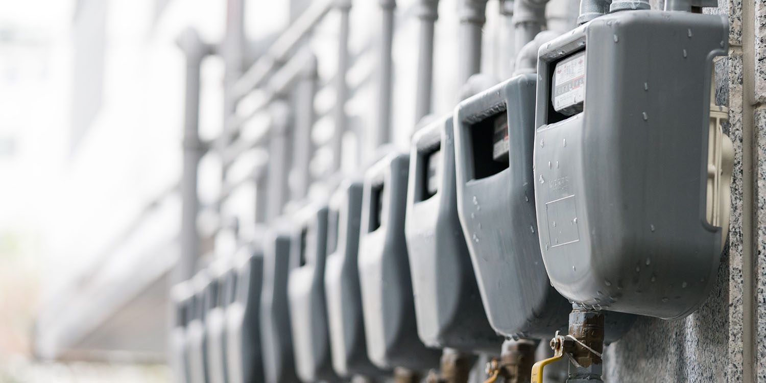 Gas,Meter,On,Apartment