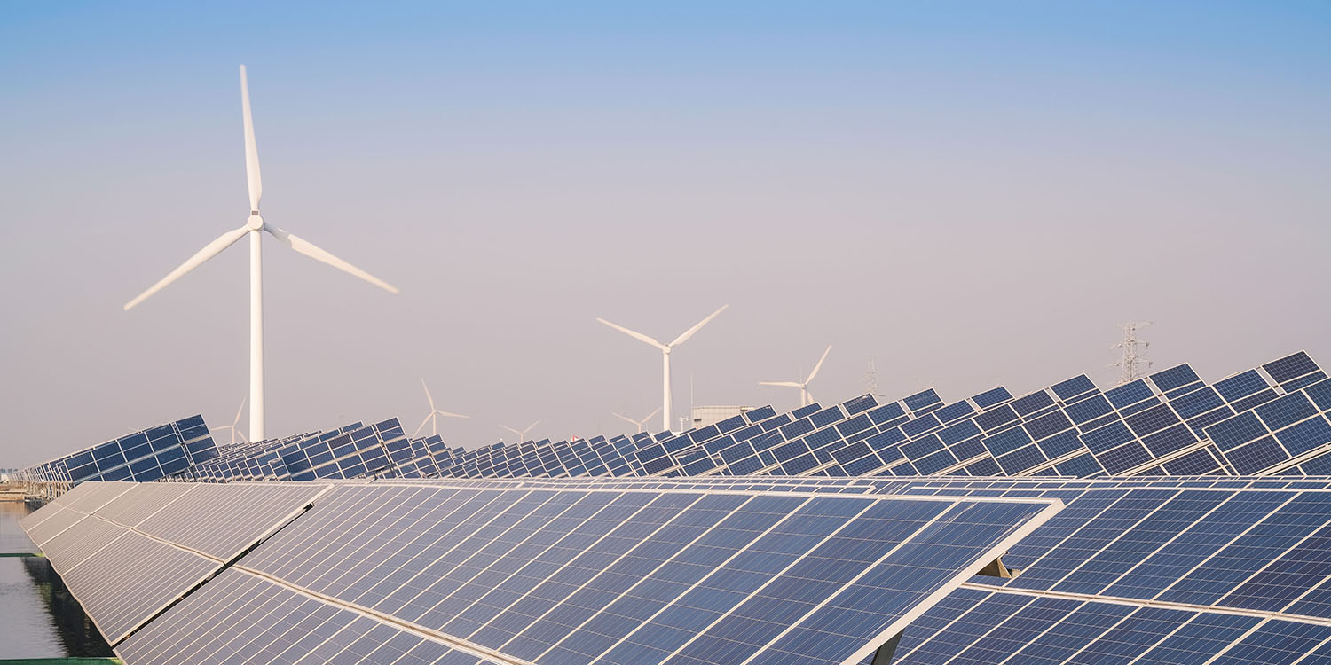 Wind,Power,And,Solar,Power,Generation,In,China