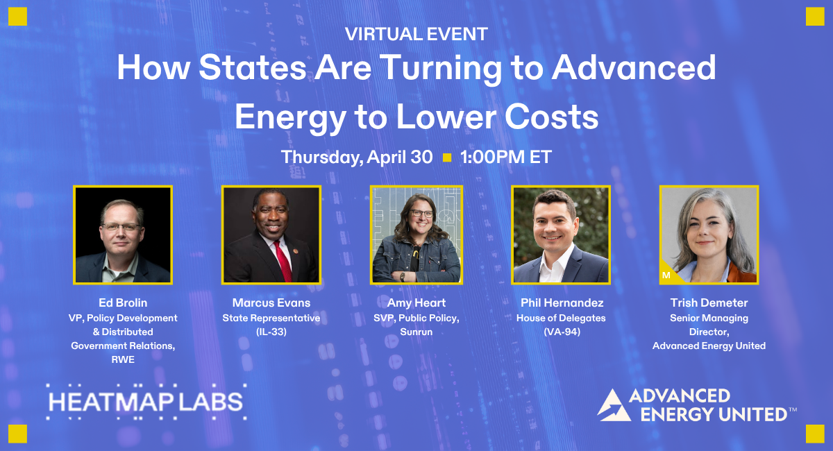 Heatmap: How States Are Turning to Advanced Energy to Lower Costs