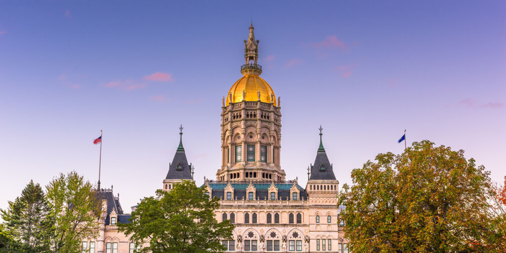 Connecticut,State,Capitol,In,Hartford,,Connecticut,,Usa,During,Autumn.