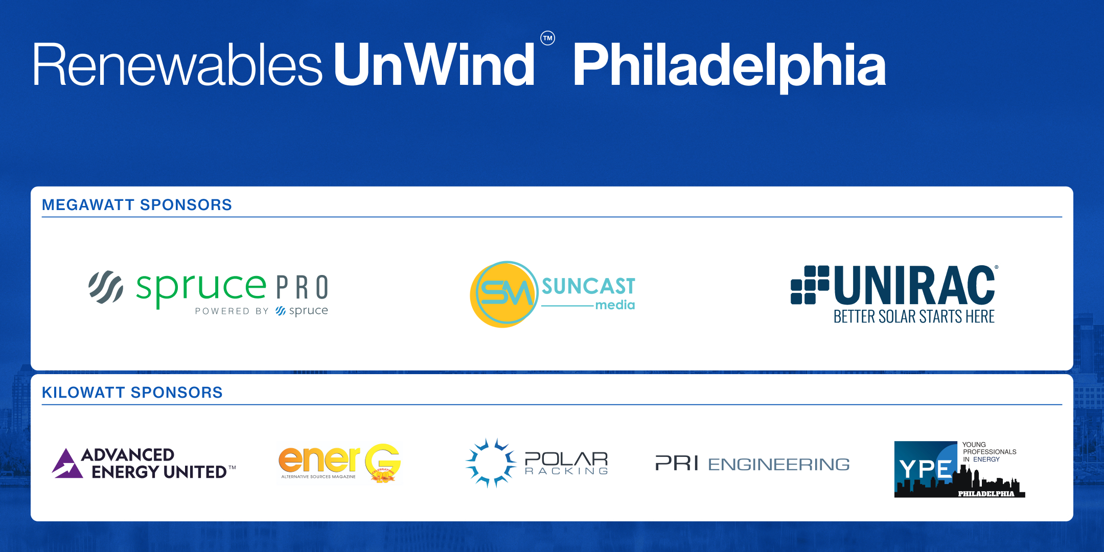 Renewables Unwind Philadelphia