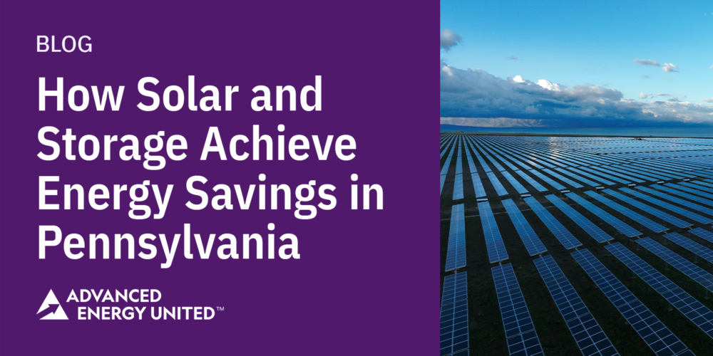 How Solar and Storage Achieve Energy Savings in PA